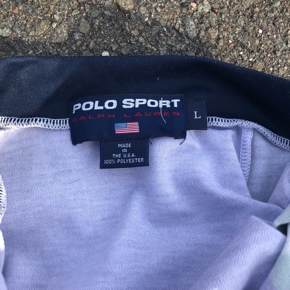 SUPER RARE VINTAGE POLO SPORT CYCLING SHIRT - Picture 3 of 4